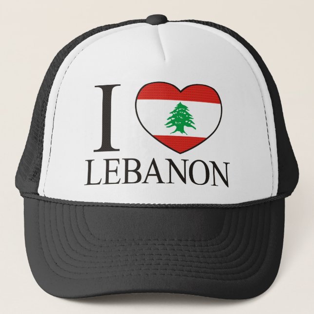 Casquette J'aime le Liban (Devant)