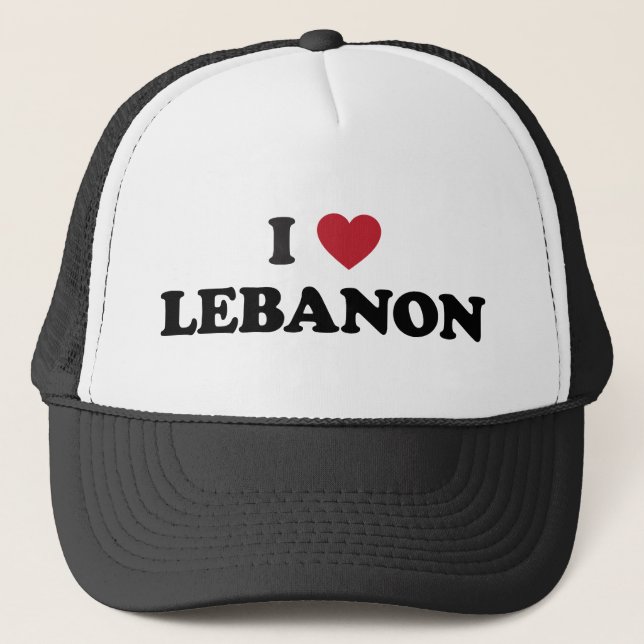 Casquette J'aime le Liban (Devant)