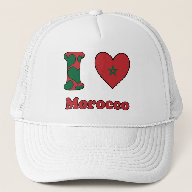 Casquette J'aime le Maroc (Devant)