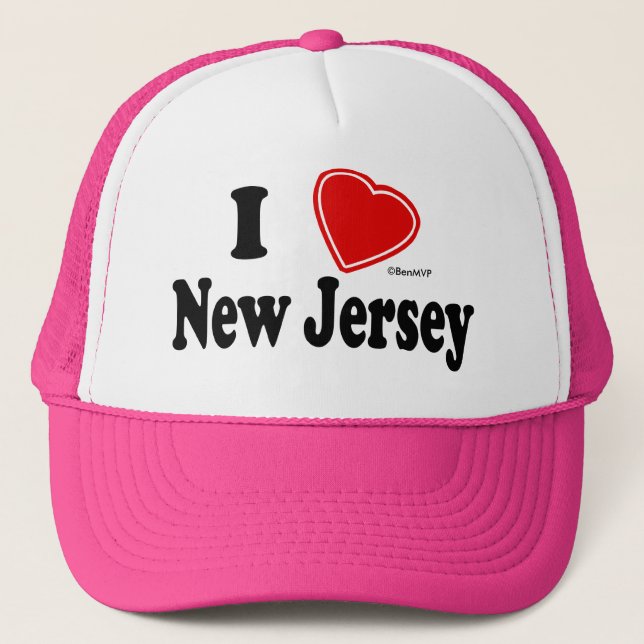 Casquette J'aime le New Jersey (Devant)