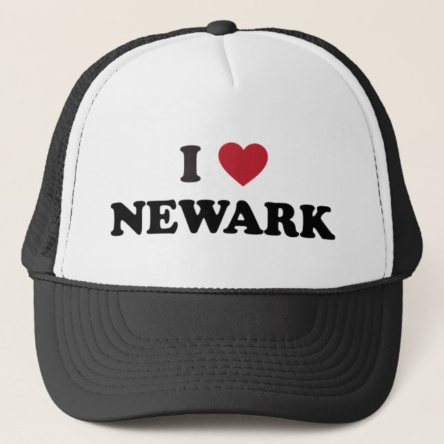 Casquette J'aime le New Jersey de Newark (Devant)