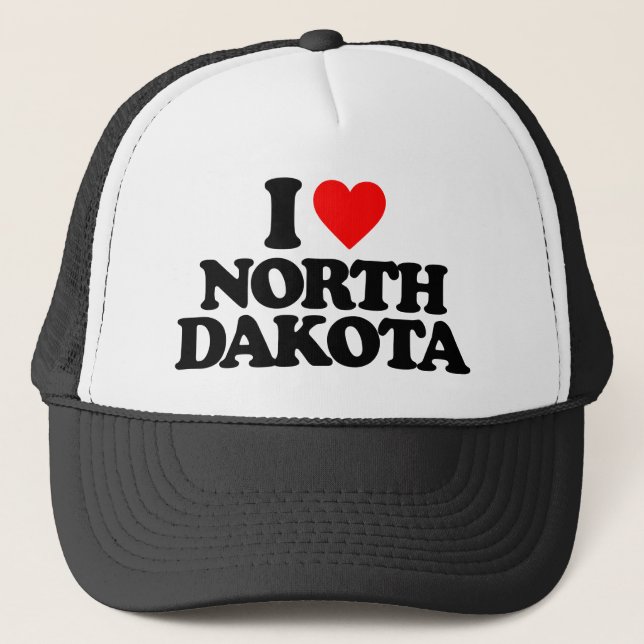 CASQUETTE J'AIME LE NORD DAKOTA (Devant)