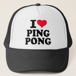 Casquette J'aime le ping-pong