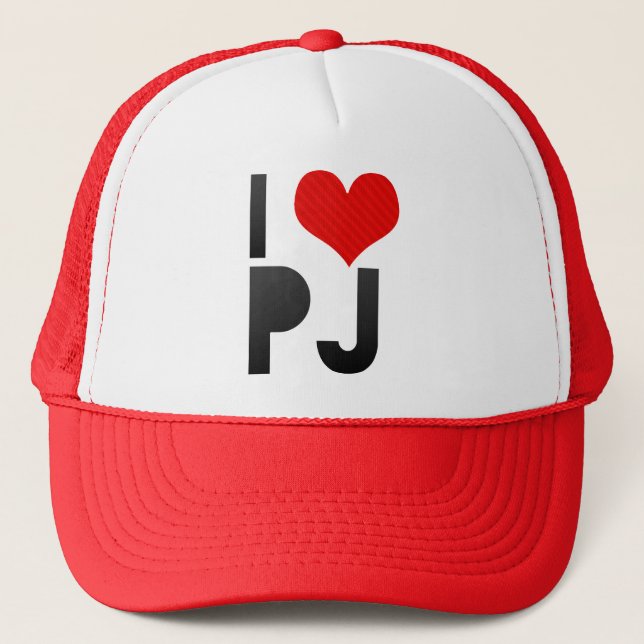 Casquette J'aime le PJ (Devant)
