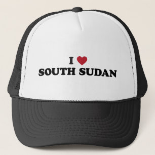 Casquette J'aime le Soudan du sud