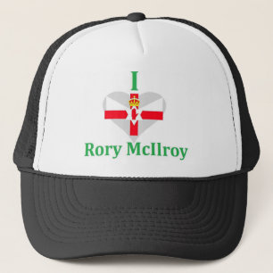 Casquette J'aime le style de drapeau de Rory McIlroy Irlande