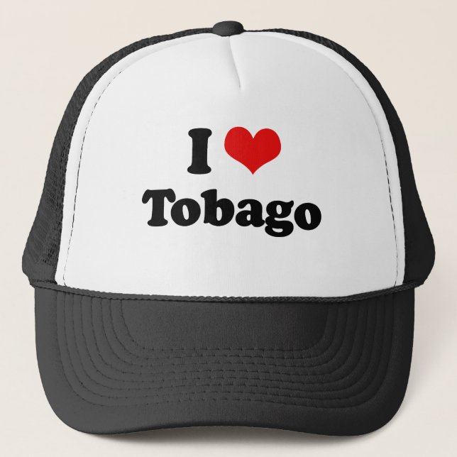 Casquette J'aime le T-shirt du Tobago (Devant)