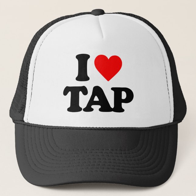 CASQUETTE J'AIME LE TAP (Devant)