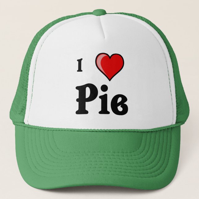 Casquette J'aime le tarte (Devant)