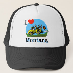 Casquette J'aime le taxi de pays du Montana