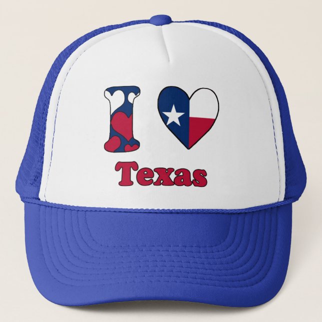 Casquette J'aime le Texas (Devant)
