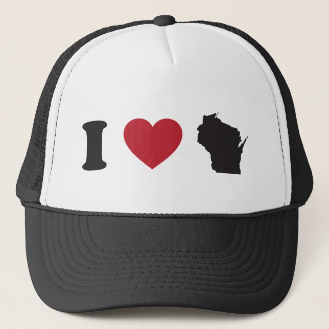 Casquette J'aime le Wisconsin (Devant)