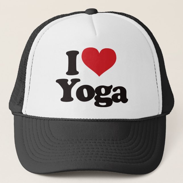 Casquette J'aime le yoga (Devant)