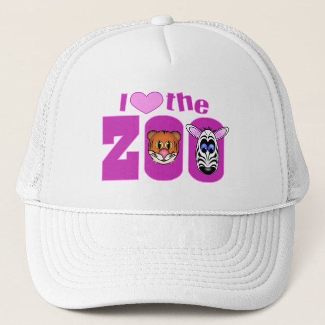 Casquette J'aime le zoo (Devant)