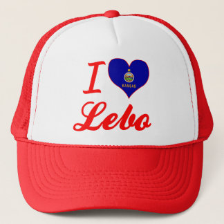 Casquette J'aime Lebo, le Kansas