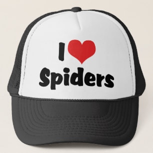 Casquette J'aime les araignées cœur