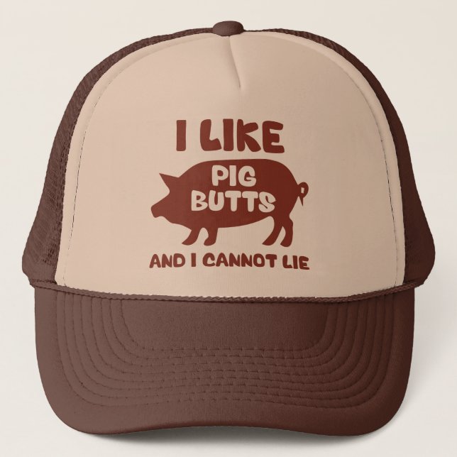Casquette J'Aime Les Boutons De Cochon Et Je Ne Peux Pas Men (Devant)