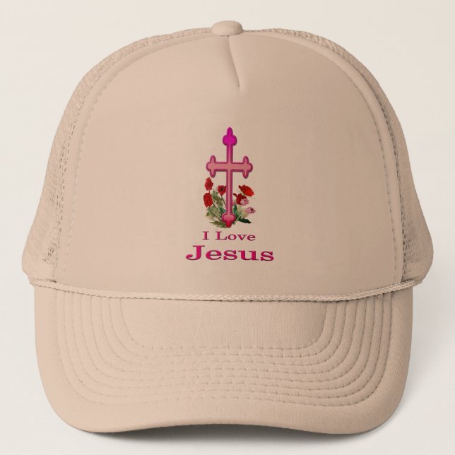 Casquette J'aime les cadeaux de Jésus (Devant)