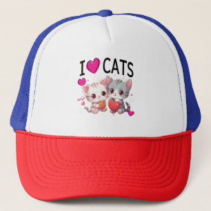 Casquette J'aime les chats Chemise Juste une fille qui aime 