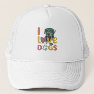Casquette J'aime les chiens