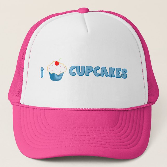 Casquette J'Aime Les Cupcakes (Devant)