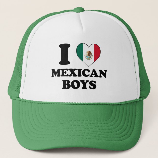 Casquette J'aime les garçons mexicains (Devant)