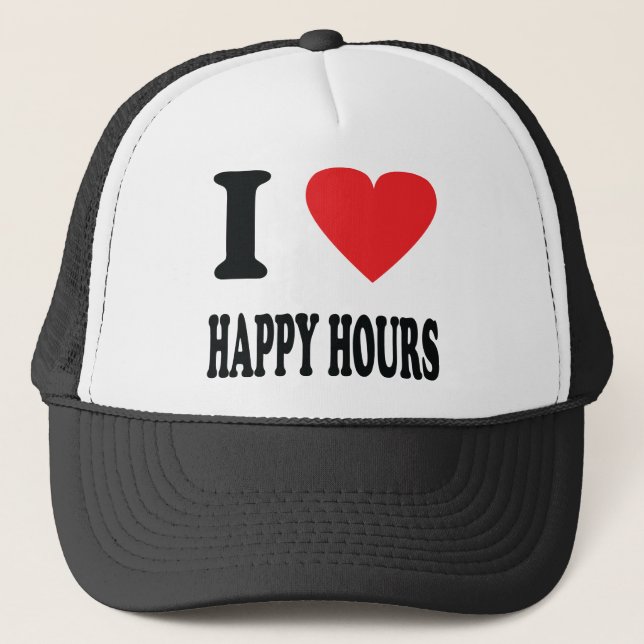 Casquette J'aime les heures heureuses (Devant)