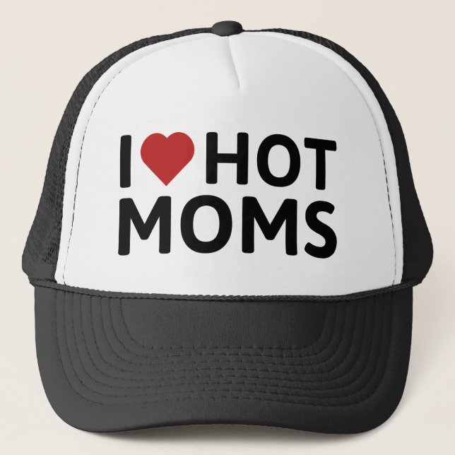 Casquette J'Aime Les Moms Chaudes (Devant)