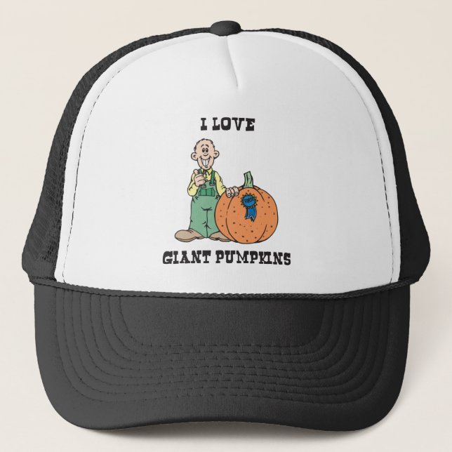 Casquette J'aime les potirons (Devant)