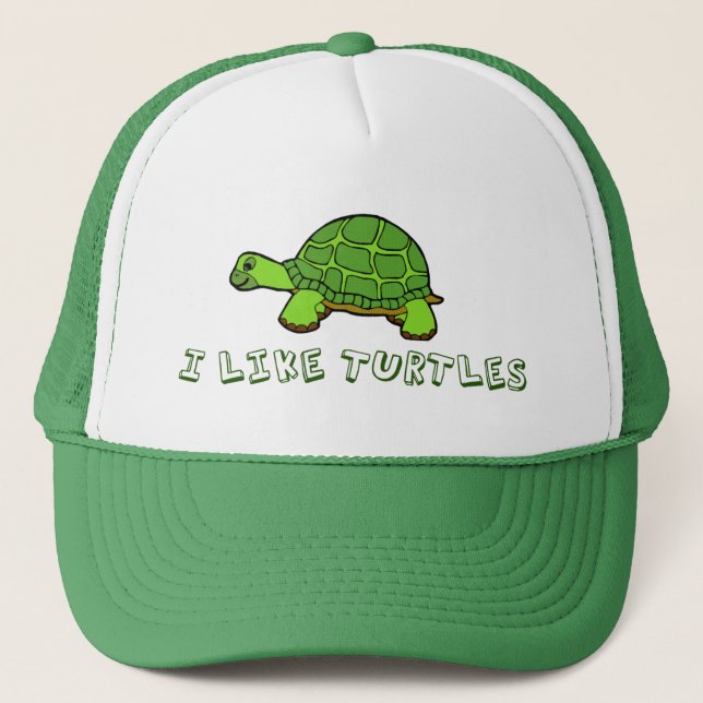 Casquette J'Aime Les Tortues (Devant)