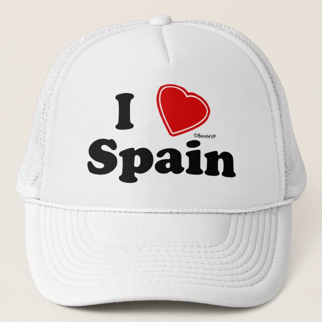 Casquette J'aime l'Espagne (Devant)