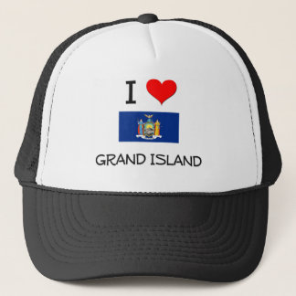 Casquette J'aime l'île grande New York