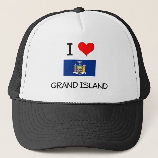Casquette J'aime l'île grande New York (Devant)