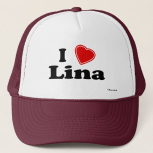 Casquette J'aime Lina