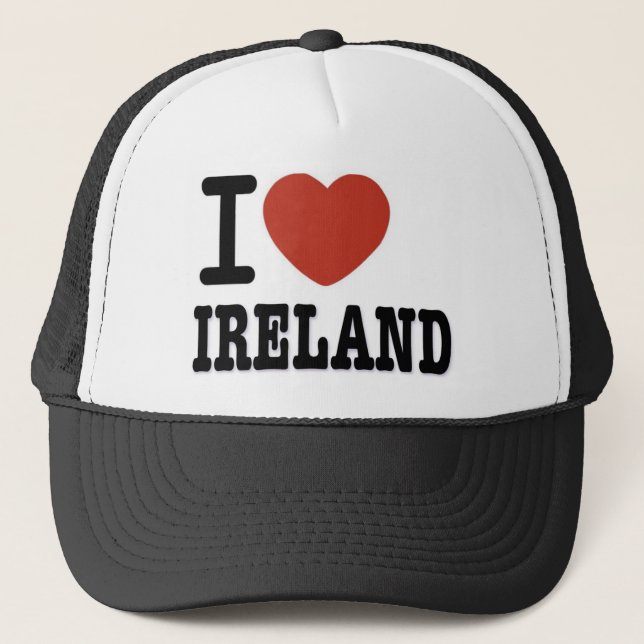 CASQUETTE J'AIME L'IRLANDE (Devant)