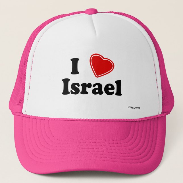 Casquette J'aime l'Israël (Devant)