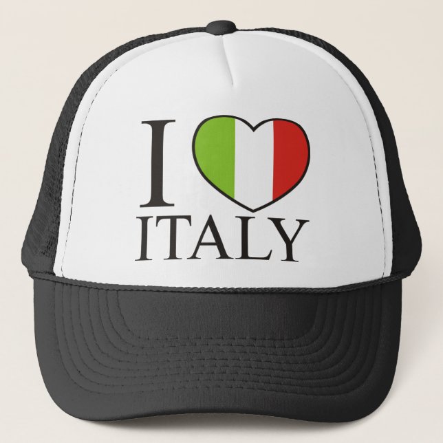 Casquette J'aime l'Italie (Devant)