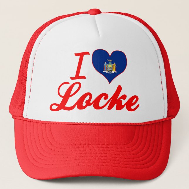 Casquette J'aime Locke, New York (Devant)