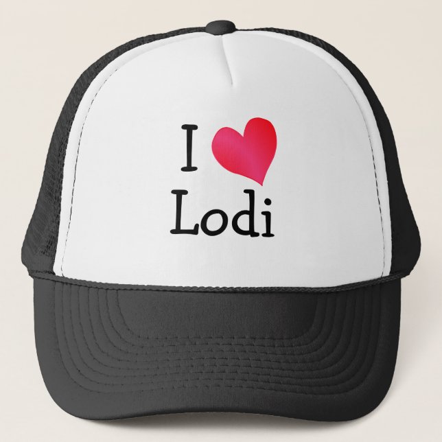 Casquette J'Aime Lodi (Devant)