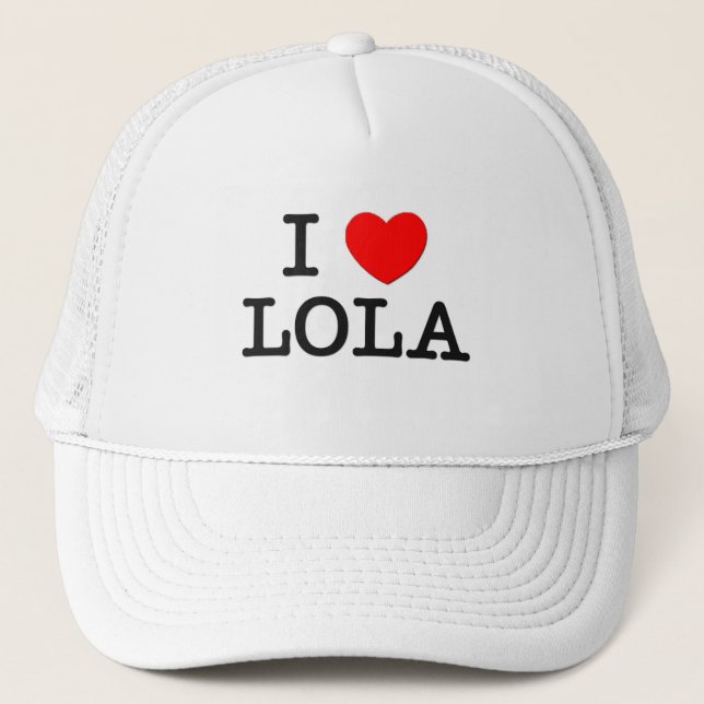 Casquette J'aime Lola (Devant)