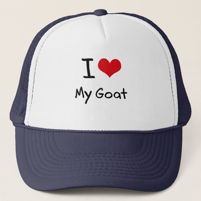 Casquette J'aime ma chèvre (Devant)
