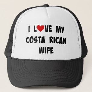 Casquette J'aime ma femme costaricaine
