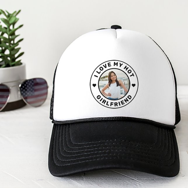 Casquette J'Aime Ma Fille Chaude Personnalisée (Créateur téléchargé)