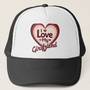 Casquette J'aime ma petite amie personnalisé