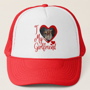 Casquette J'aime ma petite amie personnalisé 