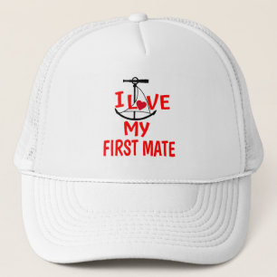 Casquette J'Aime Ma Première Mate drôle