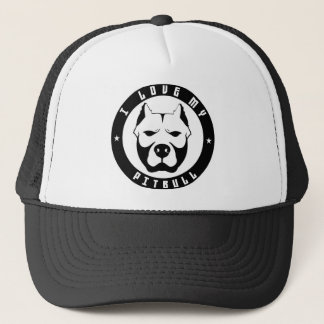 Casquette J'AIME MA race de chien de PITBULL de PITBULL