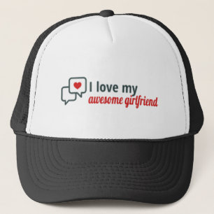 Casquette J'aime ma super petite amie Trucker Hat