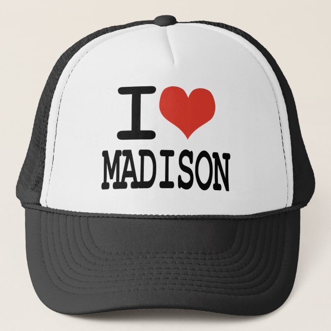 Casquette J'aime Madison (Devant)