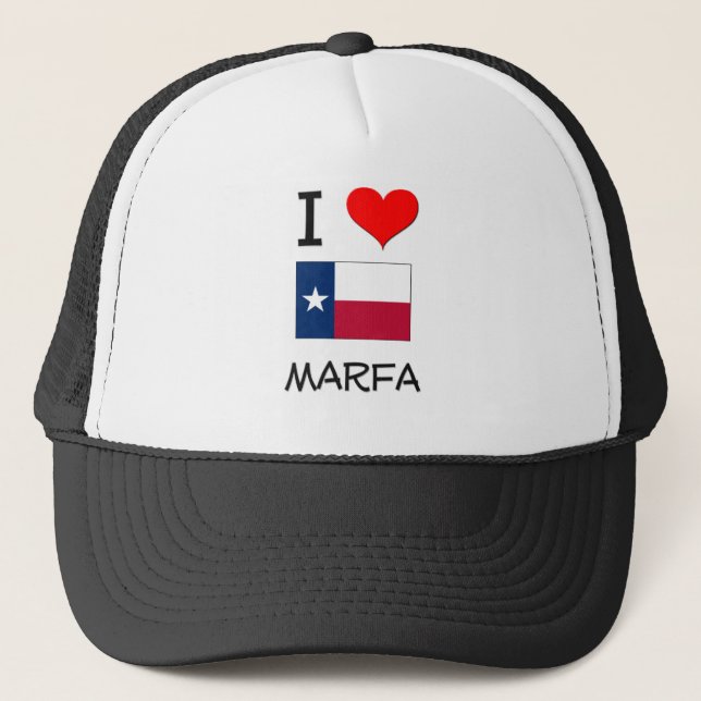 Casquette J'aime Marfa le Texas (Devant)